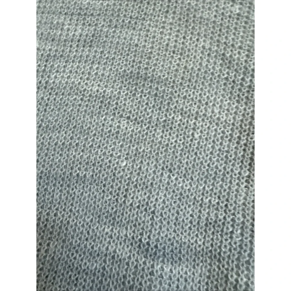 ALLSAINTS Ribbed Open Front Light Weight‎ Cardigan Powder Blue Size Large Linen